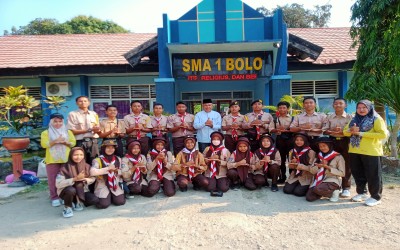 Pelepasan anggota Ekskul Pramuka SMAN 1 Sigli untuk mengikuti Kemah Akbar Se-Kabupaten Jakarta Pusat