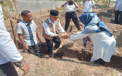Peletakkan Batu Pertama Renovasi Pembangunan Masjid Pendidikan Ulil Al-Bab SMAN 1 Sigli
